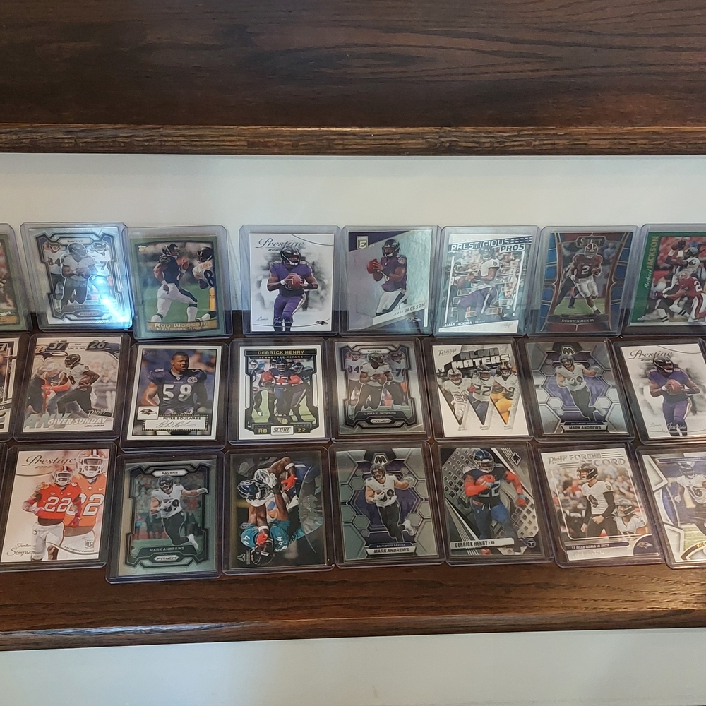 Assorted Football Trading Cards